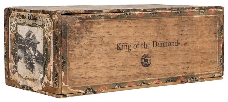 Circa 1910 Honus Wagner King of the Diamond Cigar Box